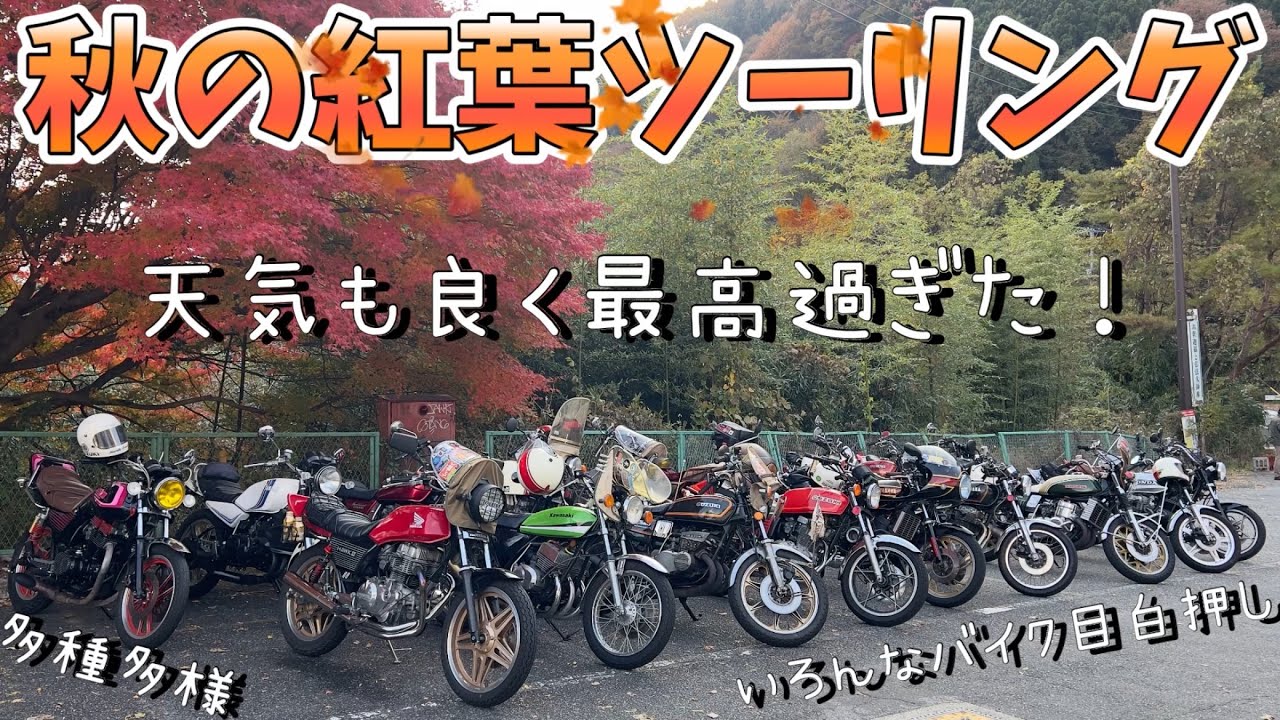 昭和の旧車大爆走！？秋の紅葉RZ復活ツーリング ！！