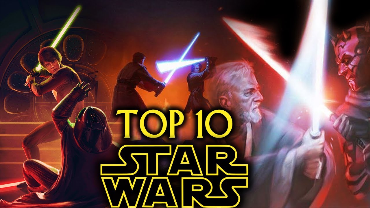 LES MEILLEURS COMBATS DE SABRE LASER DANS STAR WARS ! TOP 10 STAR WARS