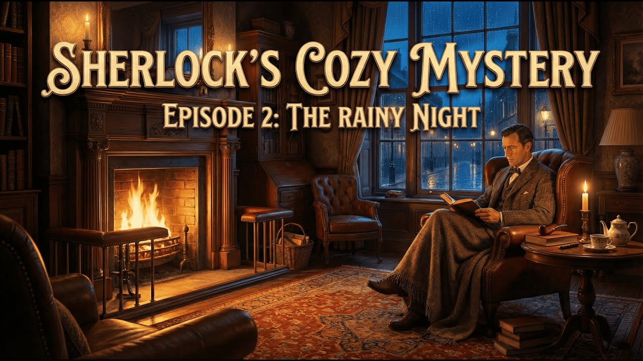 Journey to the Moors | Sherlock Holmes Sleep Story with Rain - Part 2 🌧️