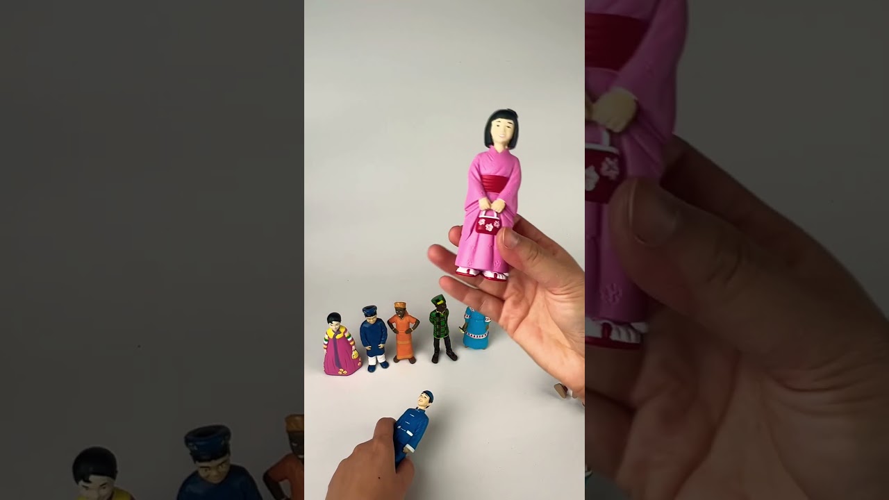 Diverse Culture Figures for pretend play from Lakeshore