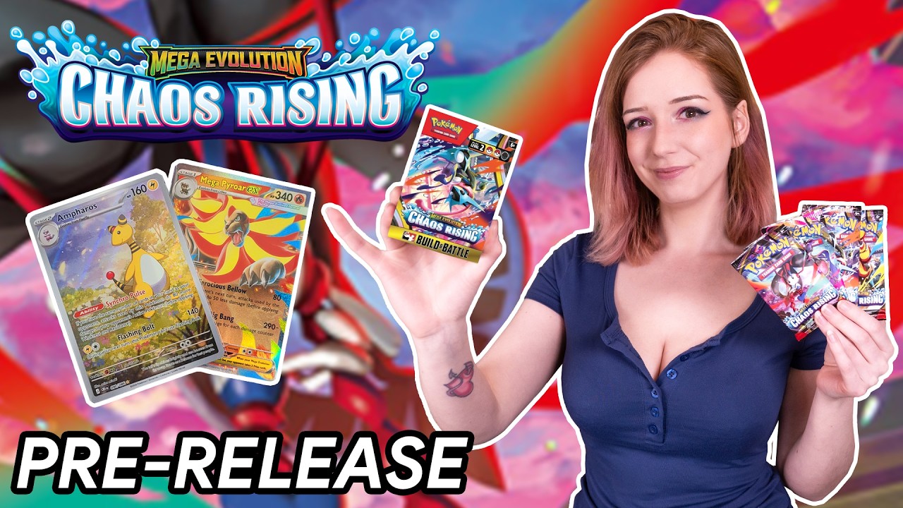 Pok&eacute;mon TCG: Chaos Rising Pre-Release &ndash; INSANE Pulls & Early Pack Openings!