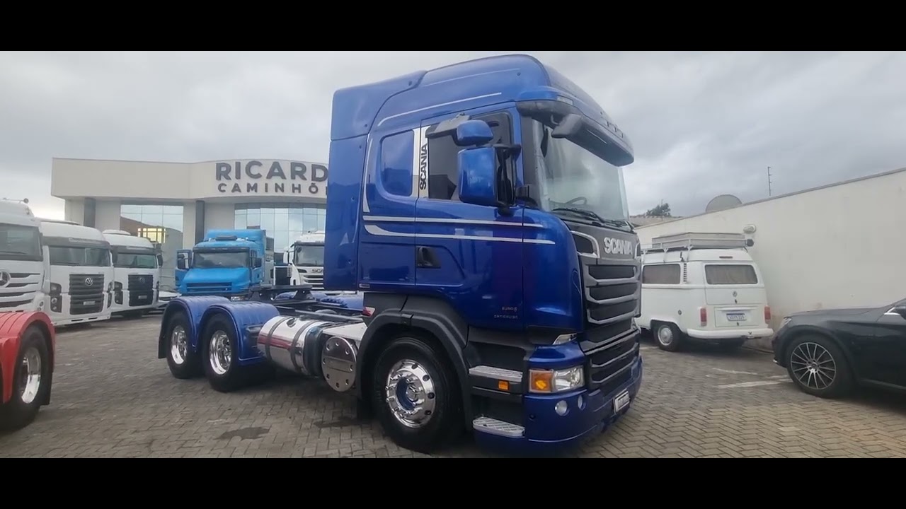 VENDIDO SCANIA HIGHLINE R440 6X4 2014 COMPLETO COM RETARDER PADRÃO RICARDO CAMINHÕES CURITIBA