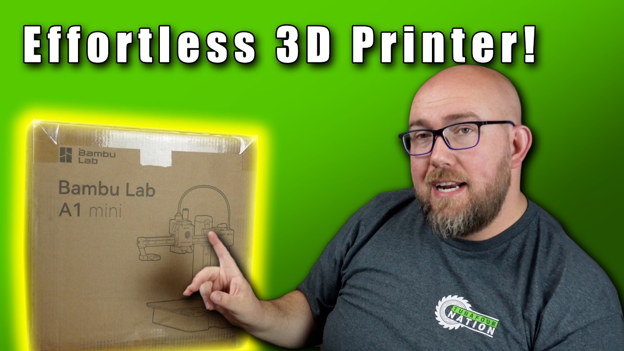 Unboxing & First 3D Print with the Bambu Lab A1 Mini 3D Printer