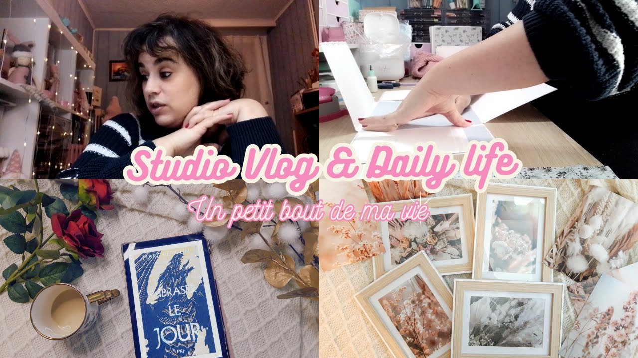 Studio vlog & Daily life   épisode 27   Dernier vlog de l'année, scrap et de la lecture