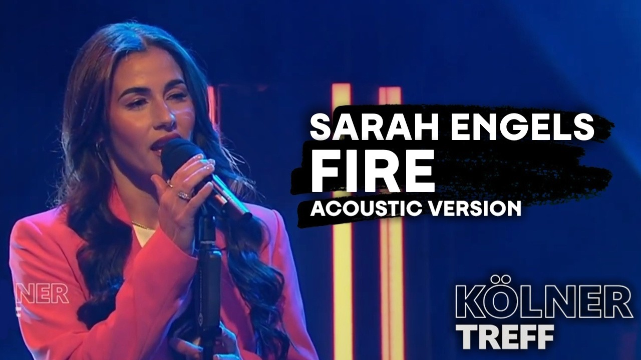 Sarah Engels - Fire (Acoustic Version) | Live Performance @ K&ouml;lner Treff (WDR) | Eurovision Germany