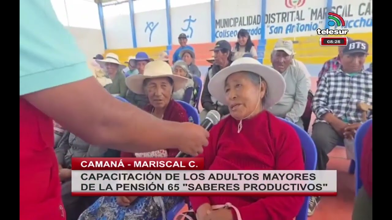 CAPACITACIÓN DE LOS ADULTOS MAYORES DE LA PENSIÓN 65 