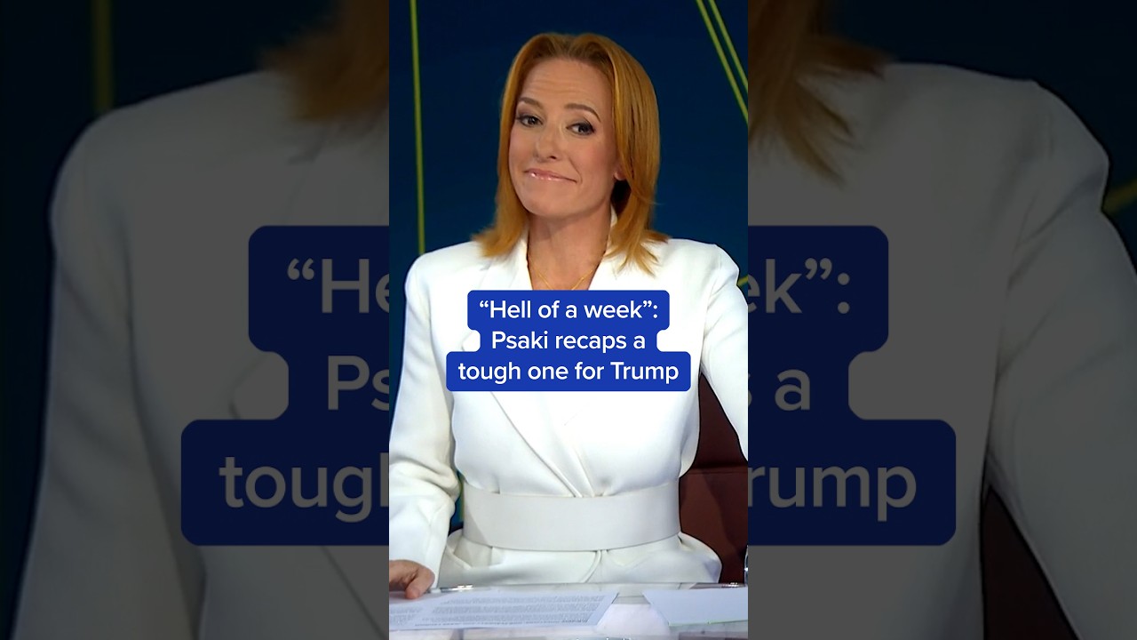 'Hell of a week': Psaki recaps a tough one for Trump