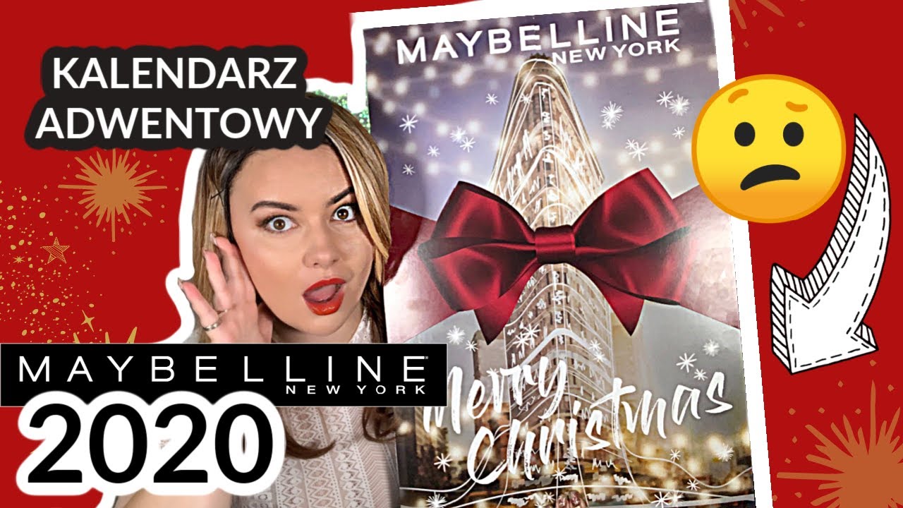 SREDNIO! MAYBELLINE Kalendarz Adwentowy- Otwieram CALY #testowANKA