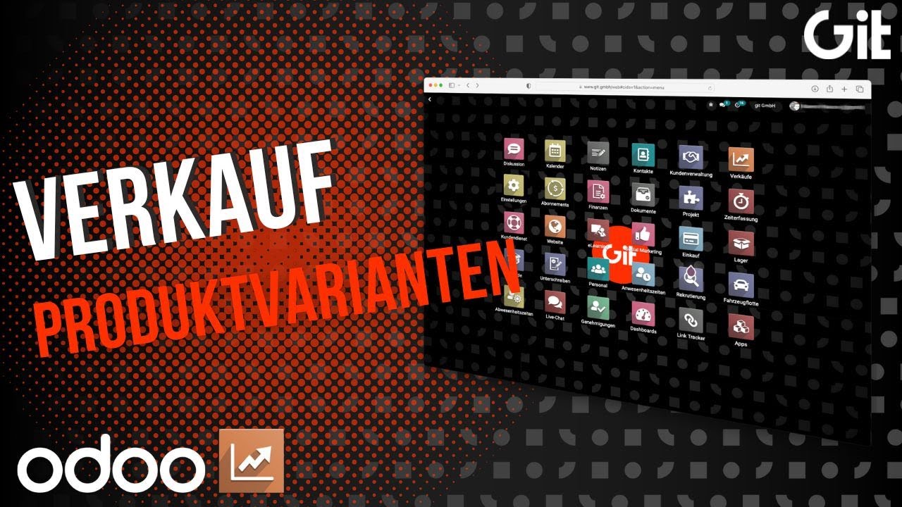 Odoo - Verkauf - Produktvarianten anlegen und verwalten in Deutsch erkl&auml;rt