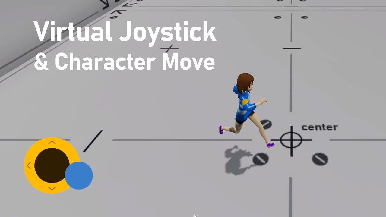 Unity C#: виртуальный джойстик и перемещение персонажа