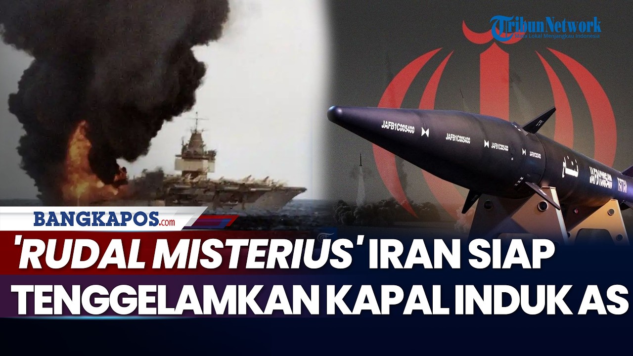 'Rudal Misterius' Iran Siap Tenggelamkan Kapal Induk Raksasa AS jika Perang Pecah