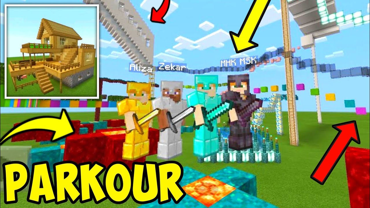 Multiplayer Parkour In Loki Pro 2024 Gameplay Walkthrough | Craft Skyland - Loki Pro
