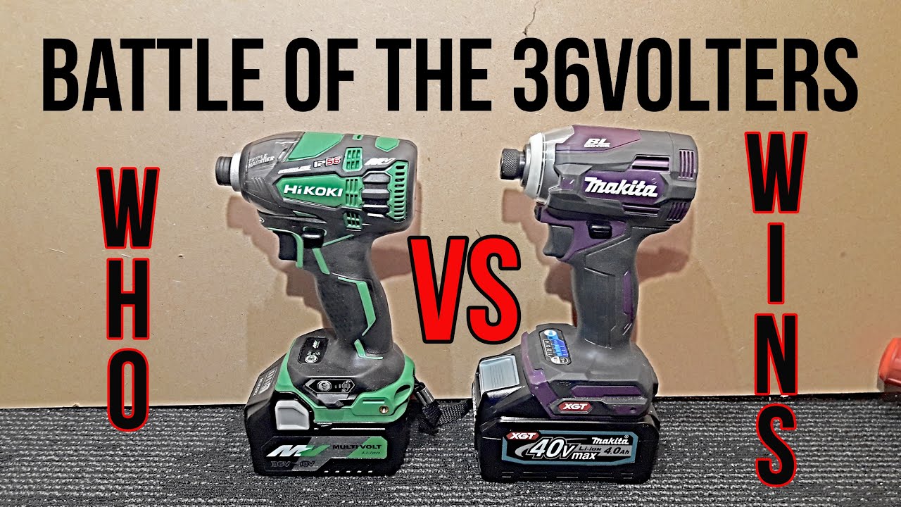 Makita 40v Impact Driver vs HiKOKI 36v Impact Driver | 36v Impact Driver Showdown