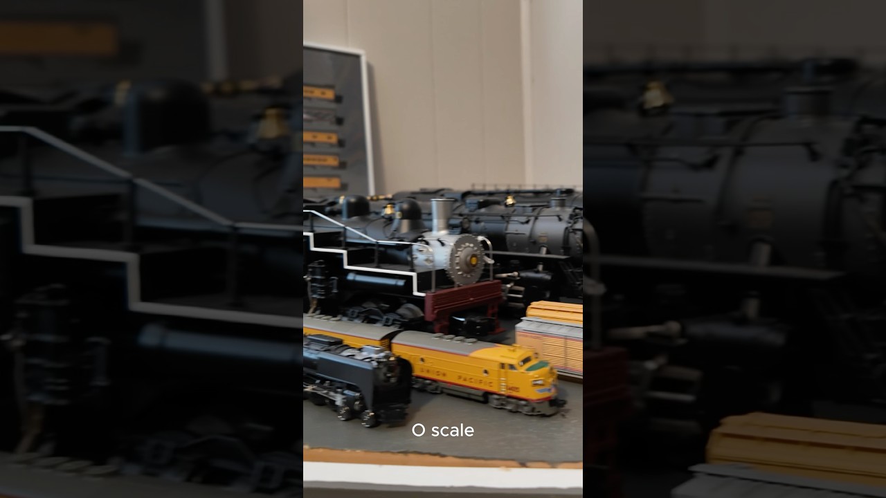 Of course James has every scale train there is #railroading #hoscale #nscaletrain #oscaletrains