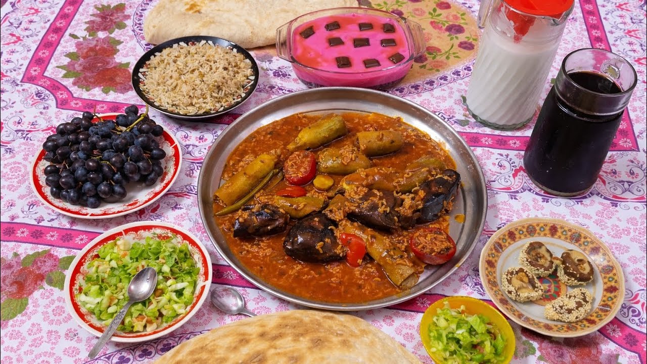 فطور رمضان ٢٠عراقي | شيخ محشي لذيذ مع تحلية جلي وكاستر سهل وسريع