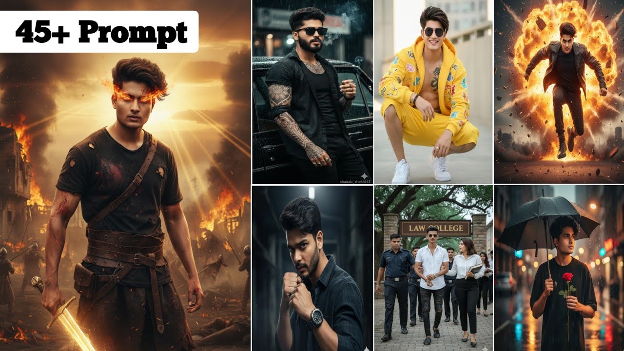 Top 45+ Gemini Trending Prompt ||  Instagram Trending Prompt || New Prompt.