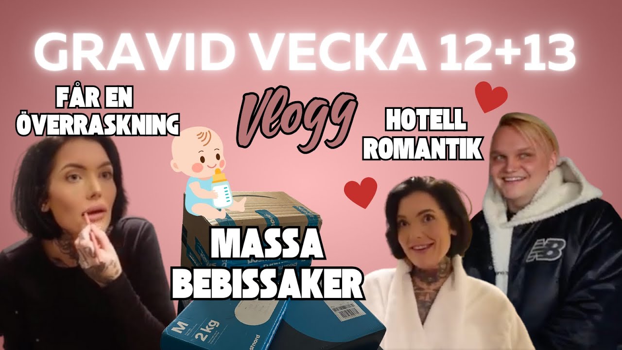 GRAVID VECKA 12 + 13, vlogg