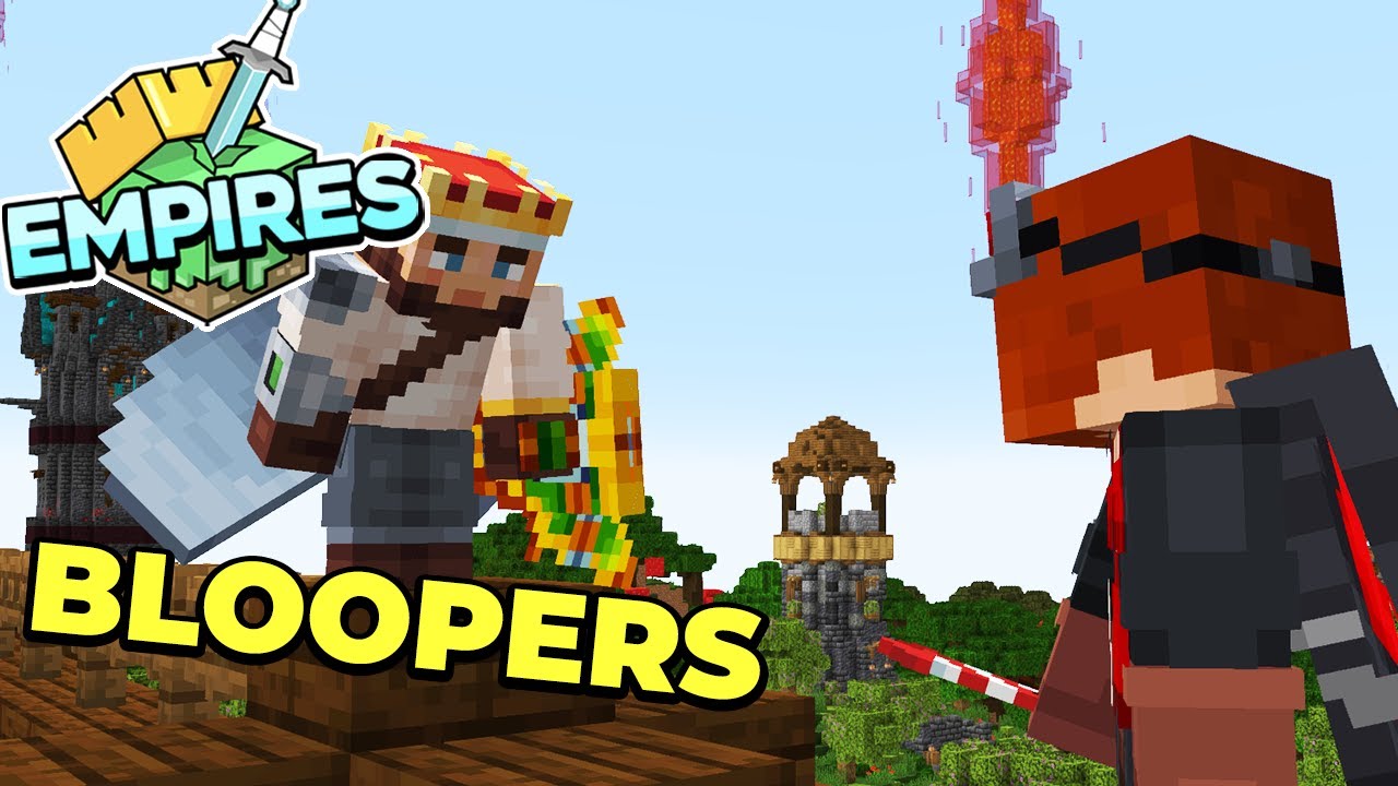 Empires SMP BLOOPERS : Build tips with MythicalSausage