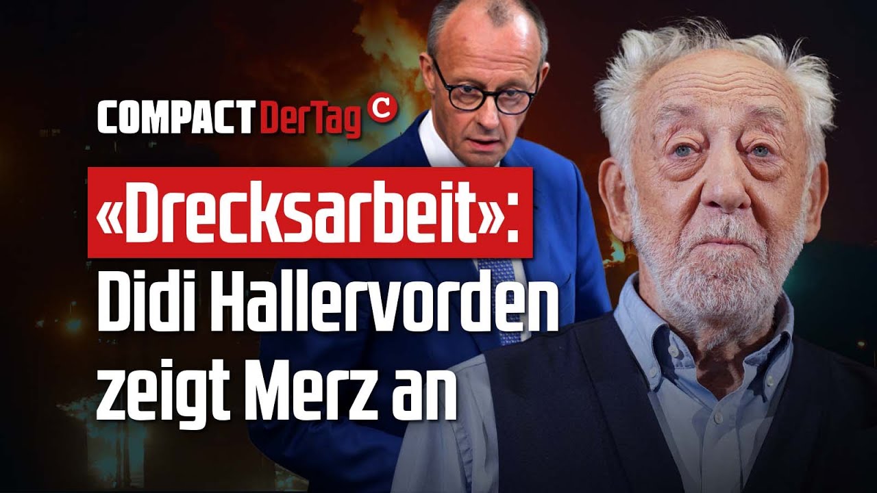 «Drecksarbeit»: Didi Hallervorden zeigt Merz an💥