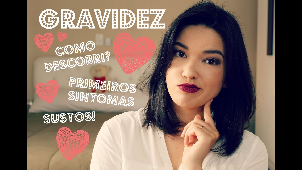 GRÁVIDA - COMO DESCOBRI? PRIMEIROS SINTOMAS! SUSTOS!