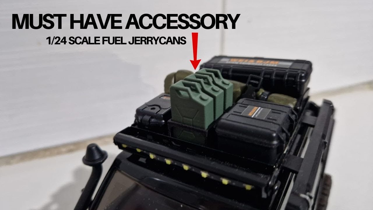 Ep.6: CONVERSION to OVERLAND: Must Have 1/24 Off-road 4x4 Fuel Jerricans for UDIRC UCX1801