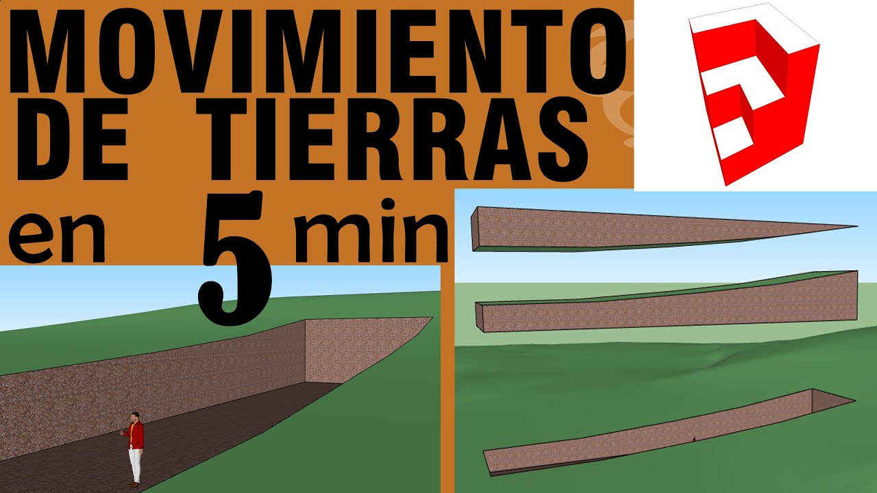 CALCULAR VOLUMEN M3 DE EXCAVACIÓN | MOVIMIENTO DE TIERRAS CON SKETCHUP