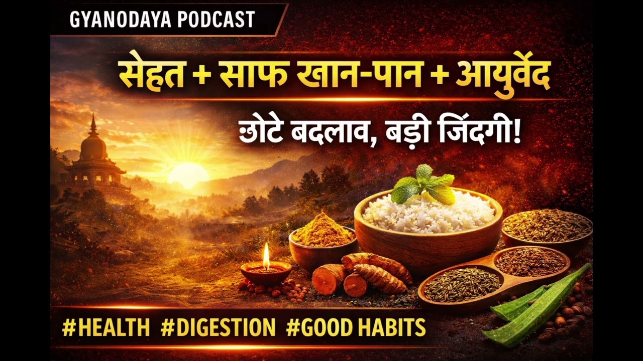 Clean Eating + Ayurveda: Daily Food Habits That Heal Your Body & Mind | Gyanodaya Podcast - 70