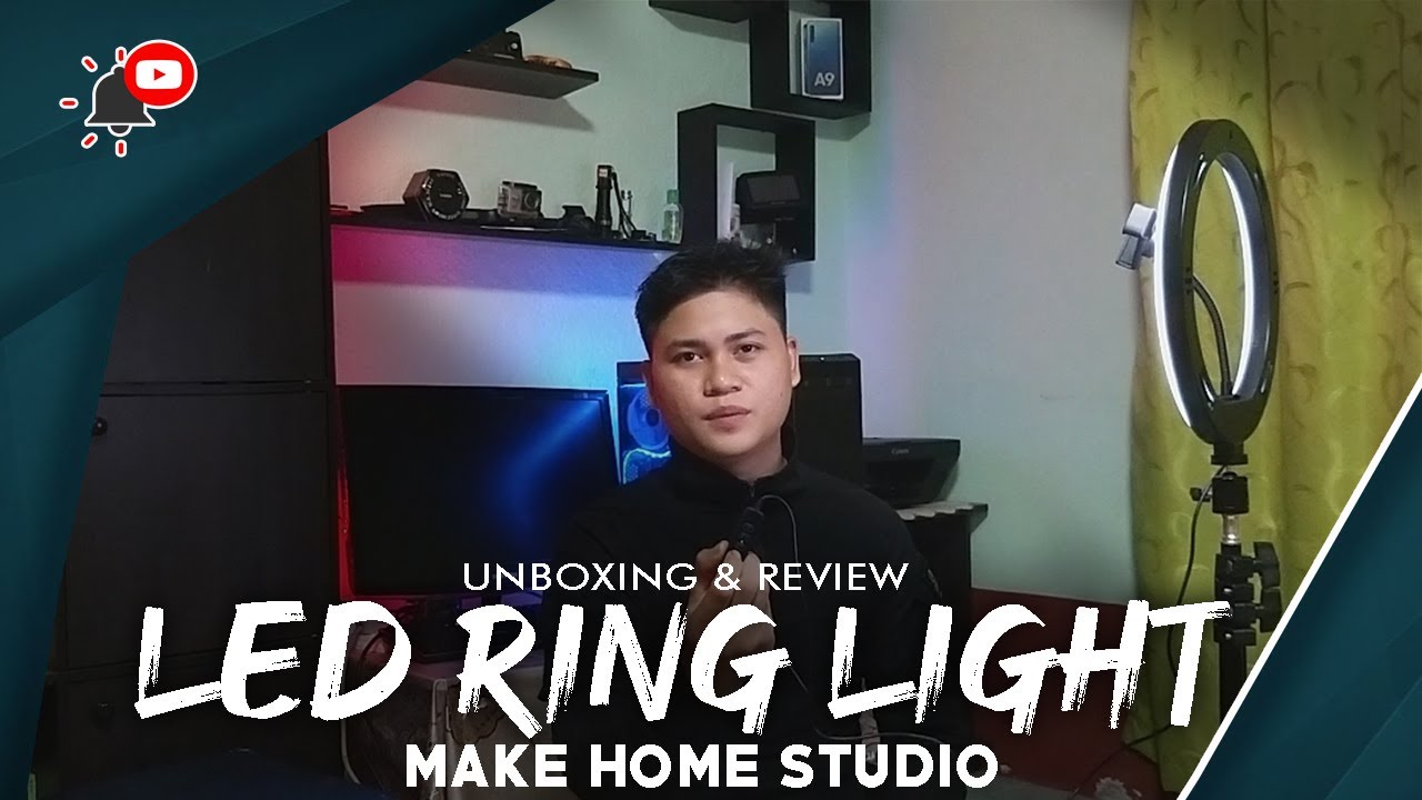 LED RING LIGHT | unboxing & review | make home studio | #LEDRINGLIGHT #HOMESTUDIO