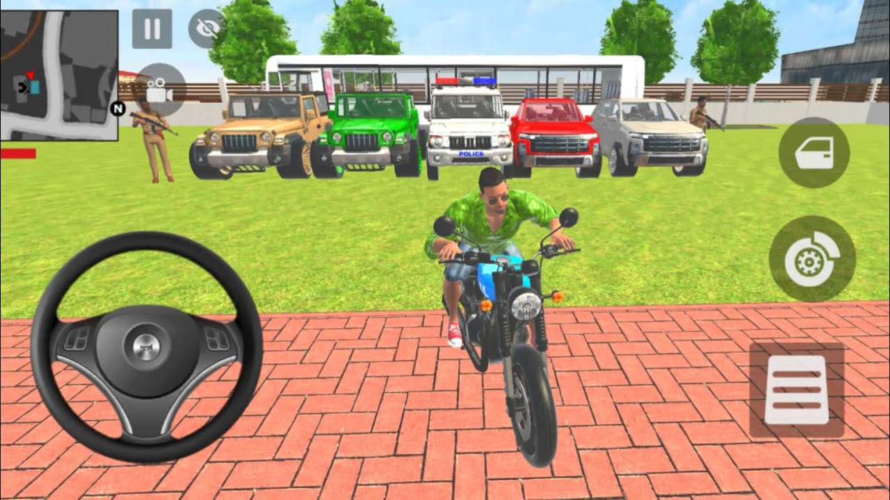 🎮Franklin Purchase New car & Police Car 💥🚑 Franklin And Shinchan 💥 Indian Theft Auto Simulator