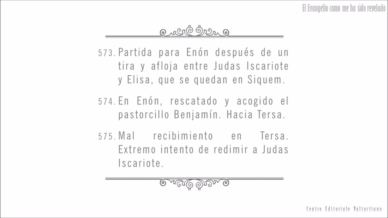 El Evangelio como me ha sido revelado: 573-575