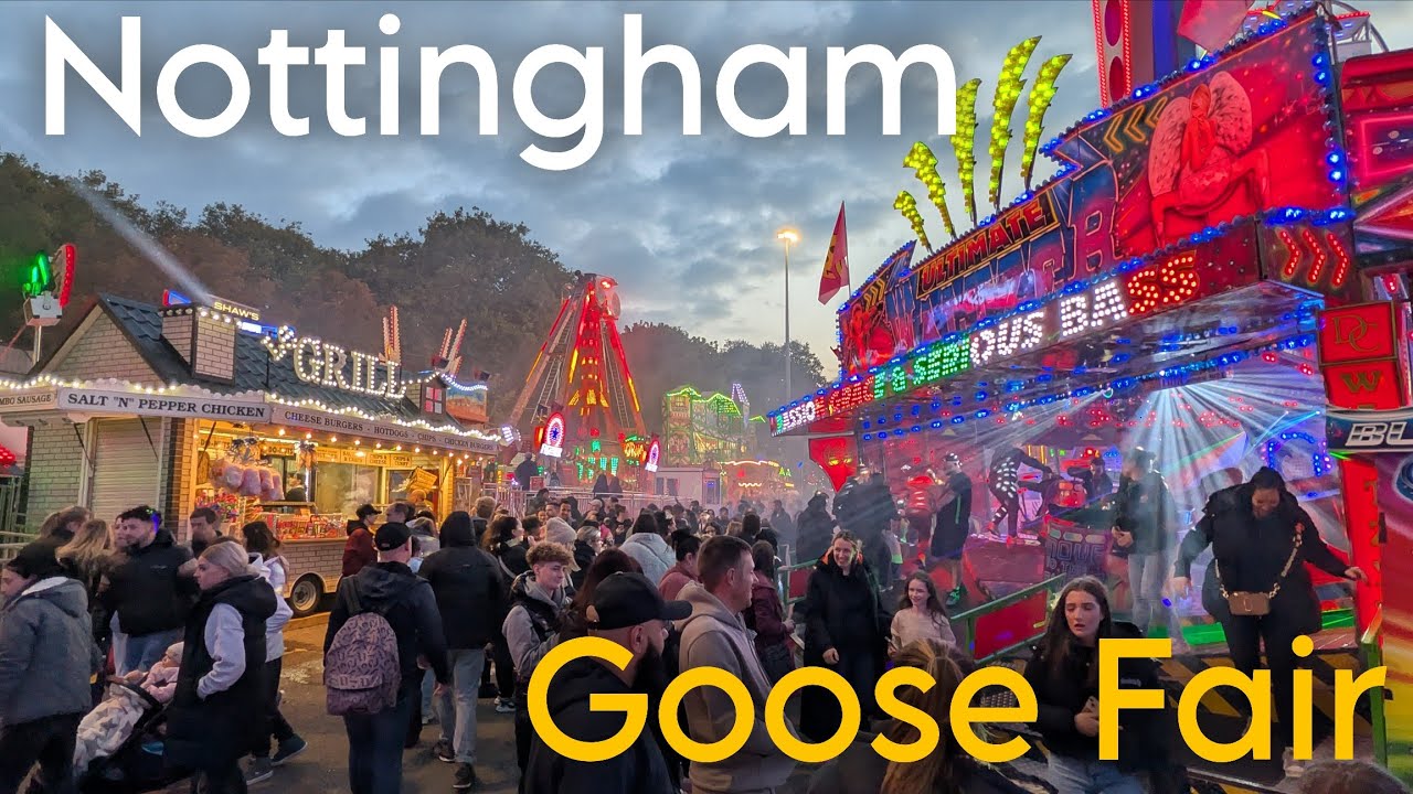 Nottingham Goose Fair 2025! The Full Walk Round Tour