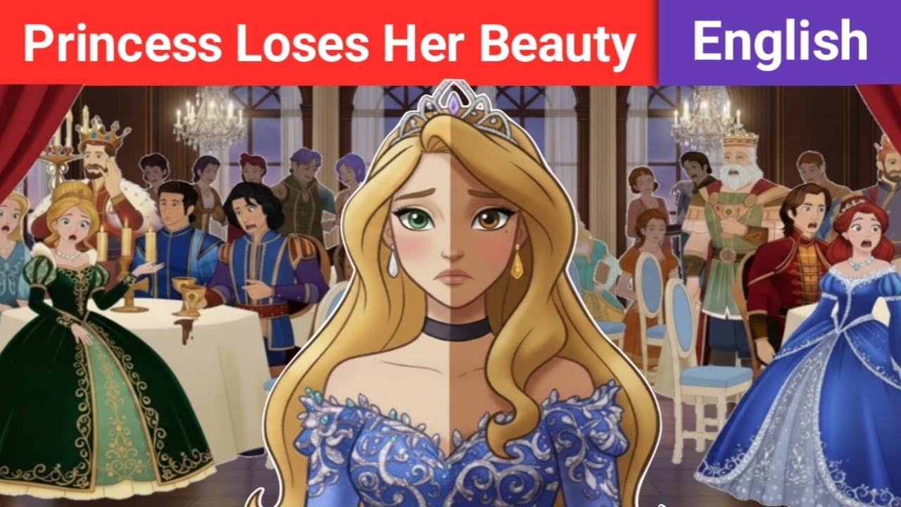 Princess Loses Her Beauty | life lesson story | English Fairy Tales