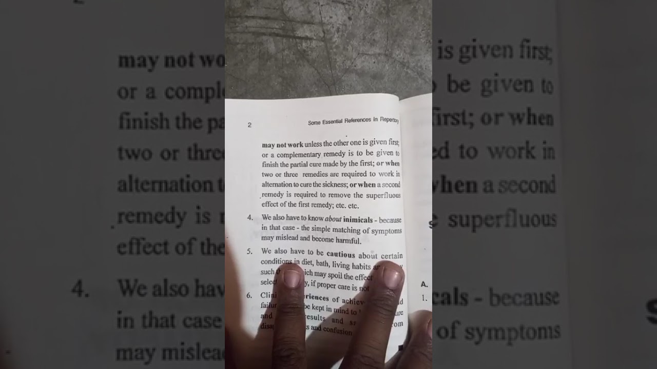 Some Essencial Reference in Repertory  Kanodia