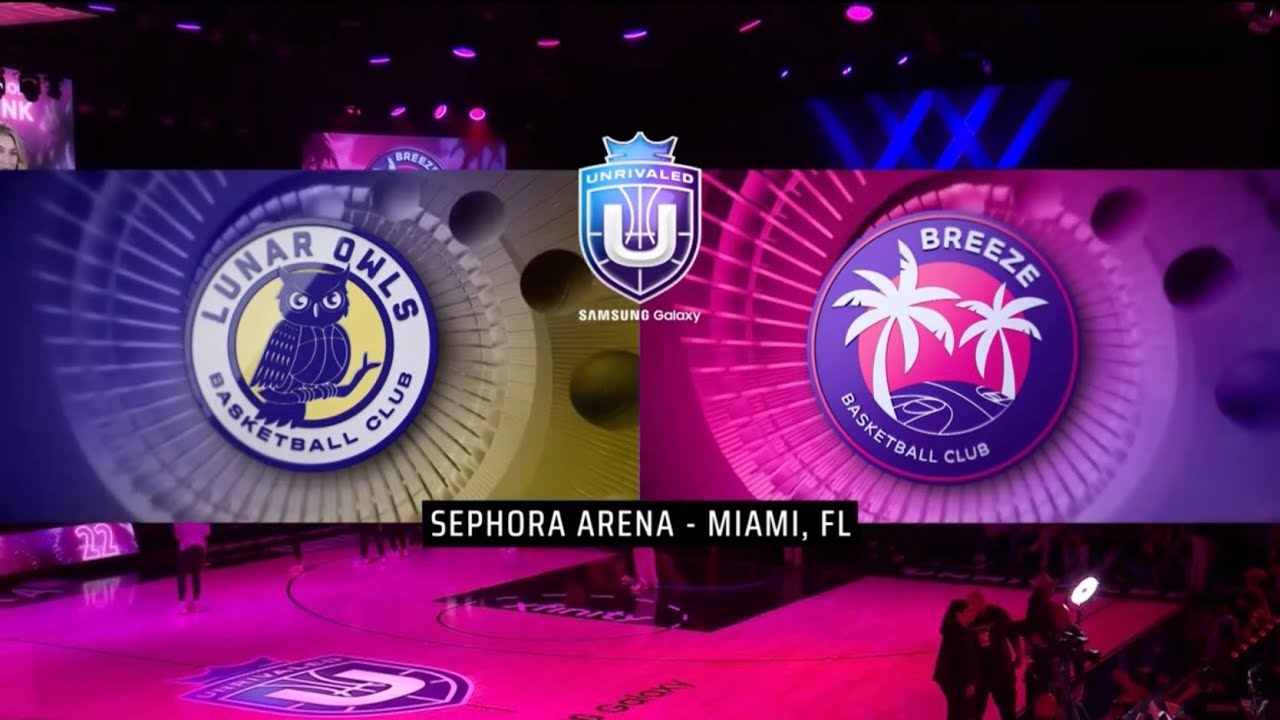 Breeze vs Lunar Owls - Unrivaled 2026 (January 24, 2026)