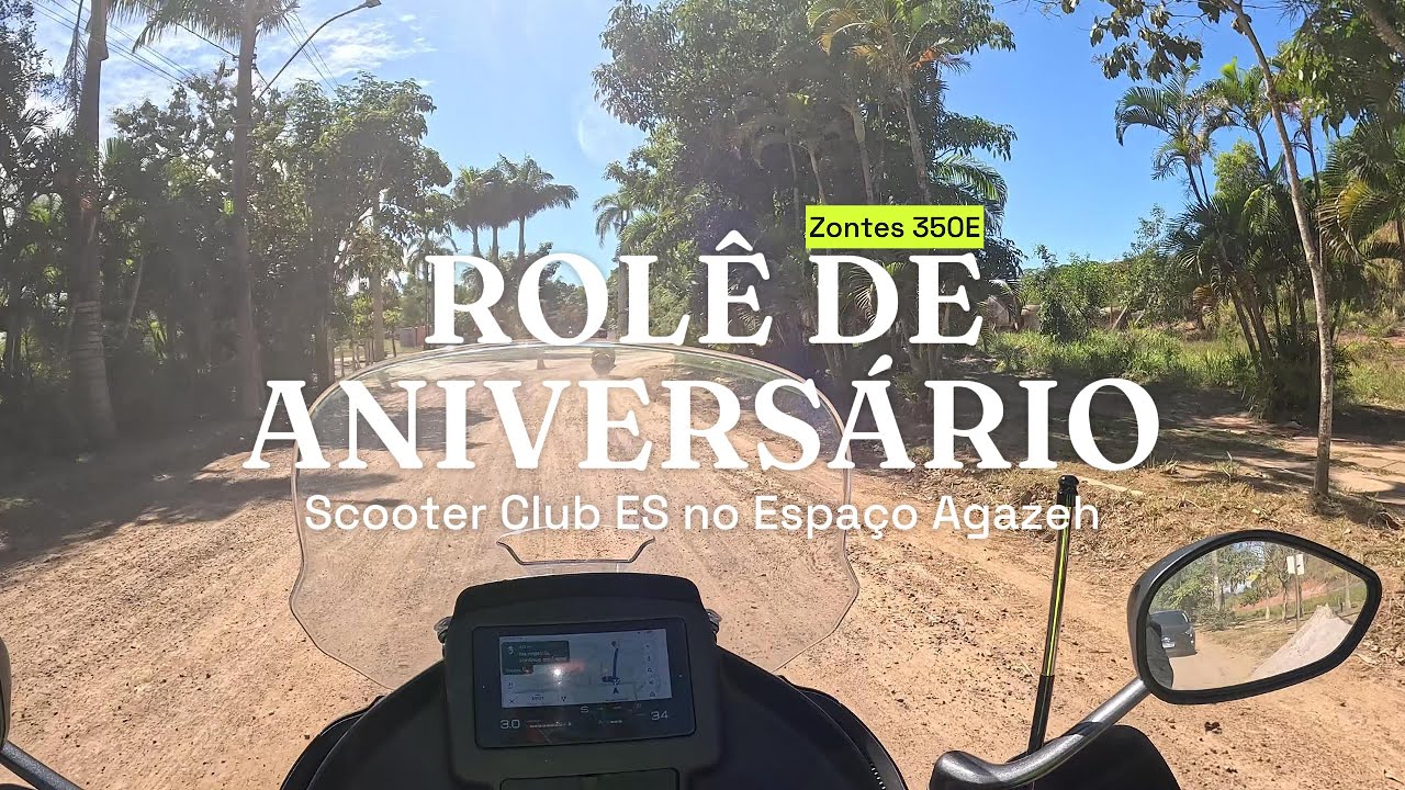 ROLÊ DE ANIVERSÁRIO DO SCOOTER CLUB ES DE ZONTES 350E