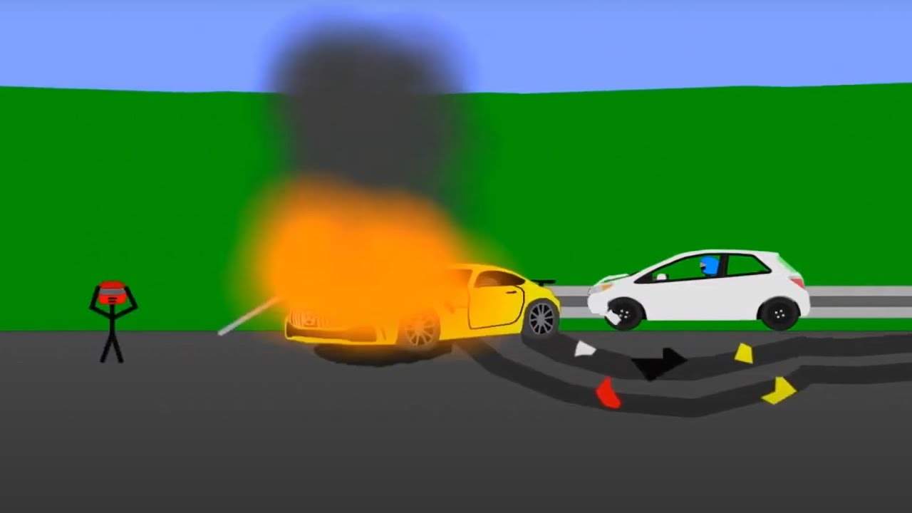 Compilation Car Crashes Algodoo Moments #5 #algodoo