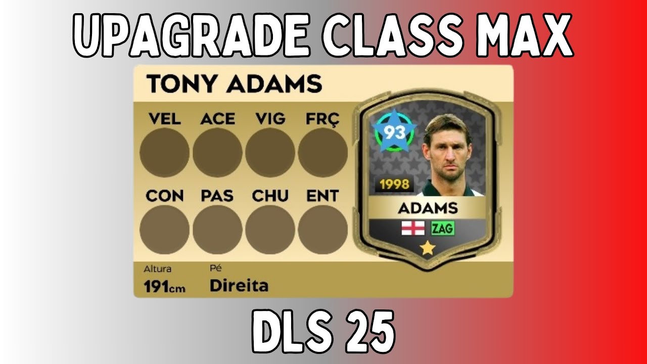 UPAGEM DO TONY ADAMS NO DLS 25 | JAIREX DO GRAU