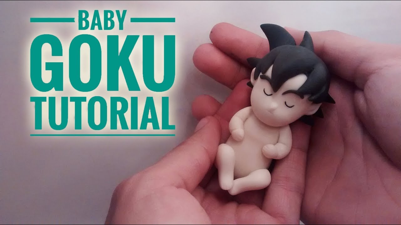 Como hacer a Goku Bebe Tutorial en Porcelana fría / plastilina | How to make Baby Goku