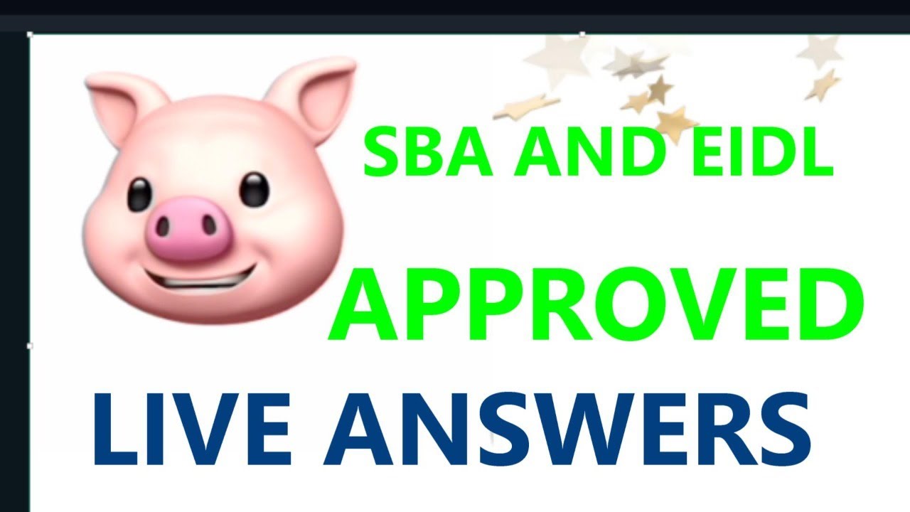 EIDL LOANS AND SBA QUESTIONS ROUND 2  LIVE ANSWER