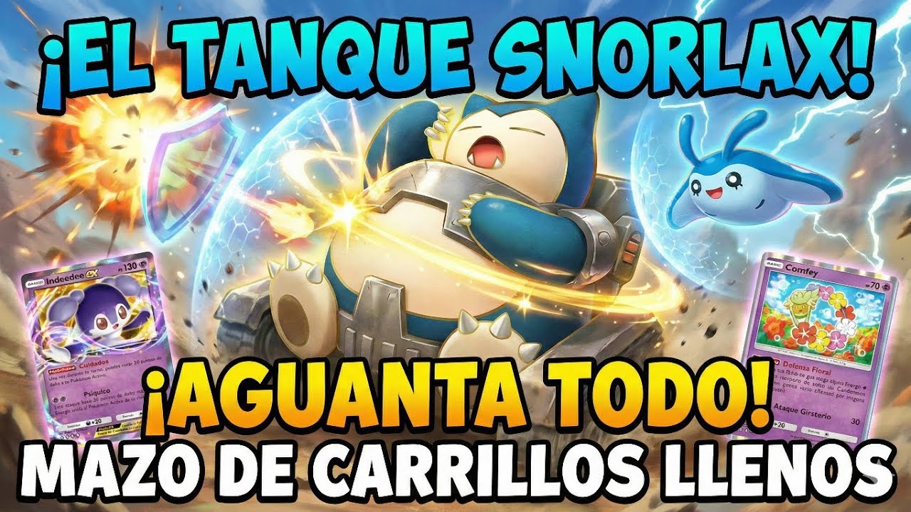 ​🚀 ¡AGUANTA HASTA EL FINAL! Snorlax ex 'TANQUE' es IMPARABLE 🤯