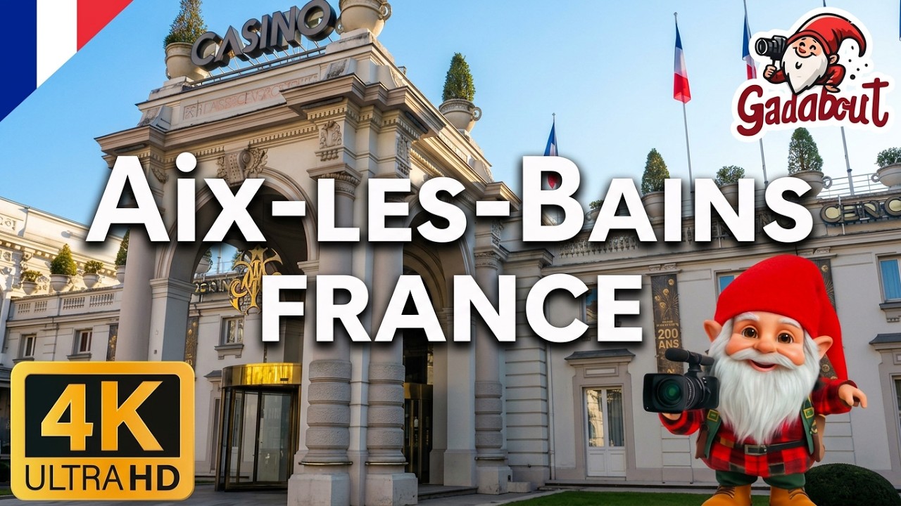 Aix-les-Bains, Savoie 2024 - France (XI) (4K) | Gadabout#043 (Osmo Action 4 60fps)