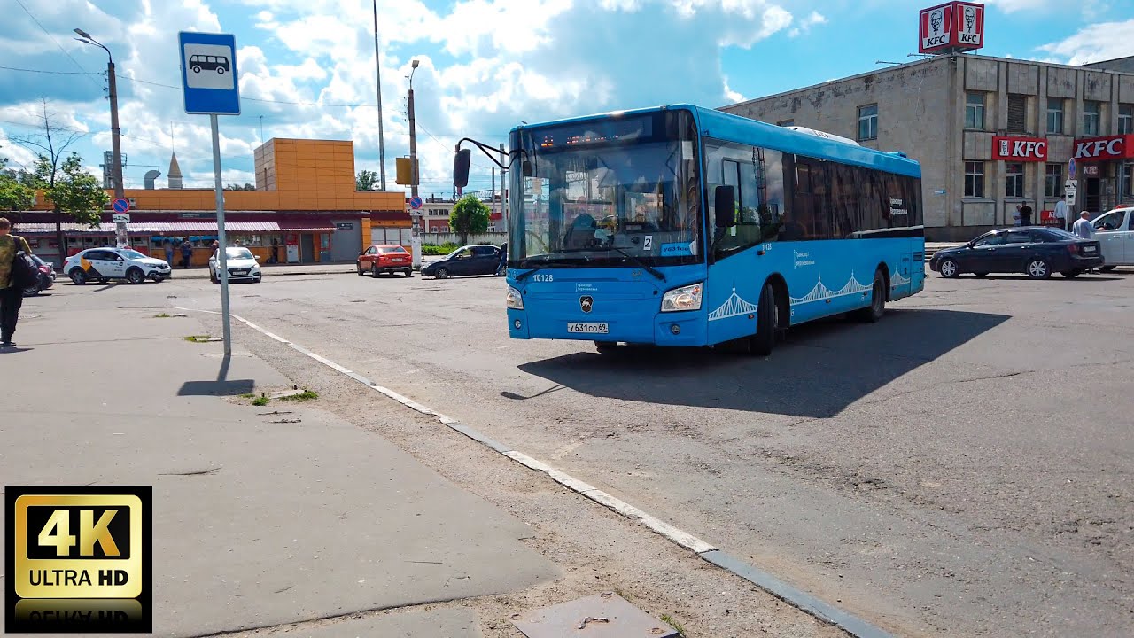 33 маршрут автобуса. 16.06.2022 год. Тверь.