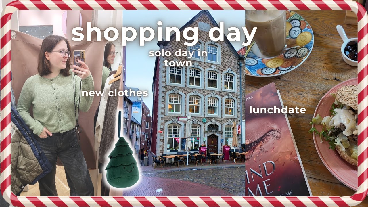 Solo shopping day in roermond: outlet center, lunchdate, shopping + clothing haul🎄 vlogmas 6