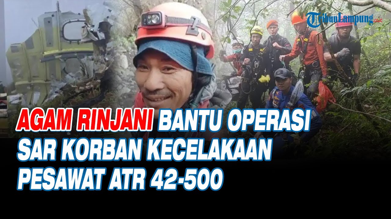 Agam Rinjani Mohon Doa, Datangi Lokasi Kecelakaan Pesawat ATR
