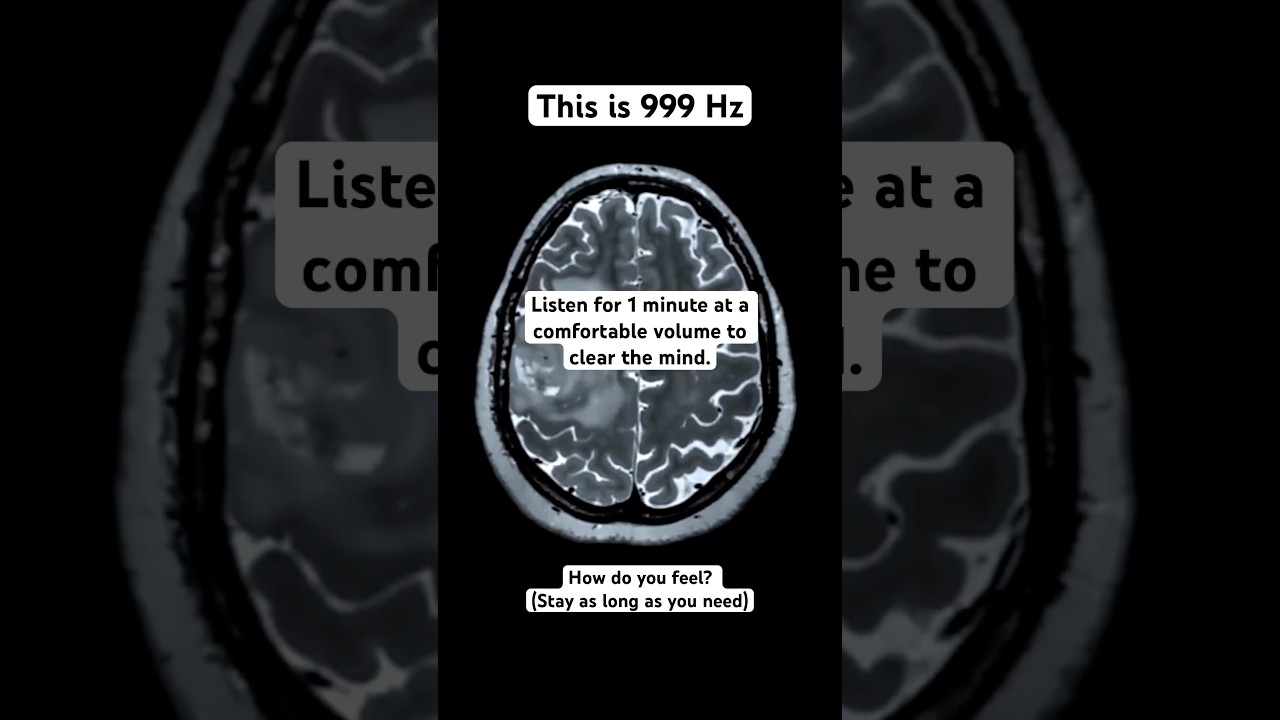 999 Hz Frequency | Listen for 1 minute. How do you feel?