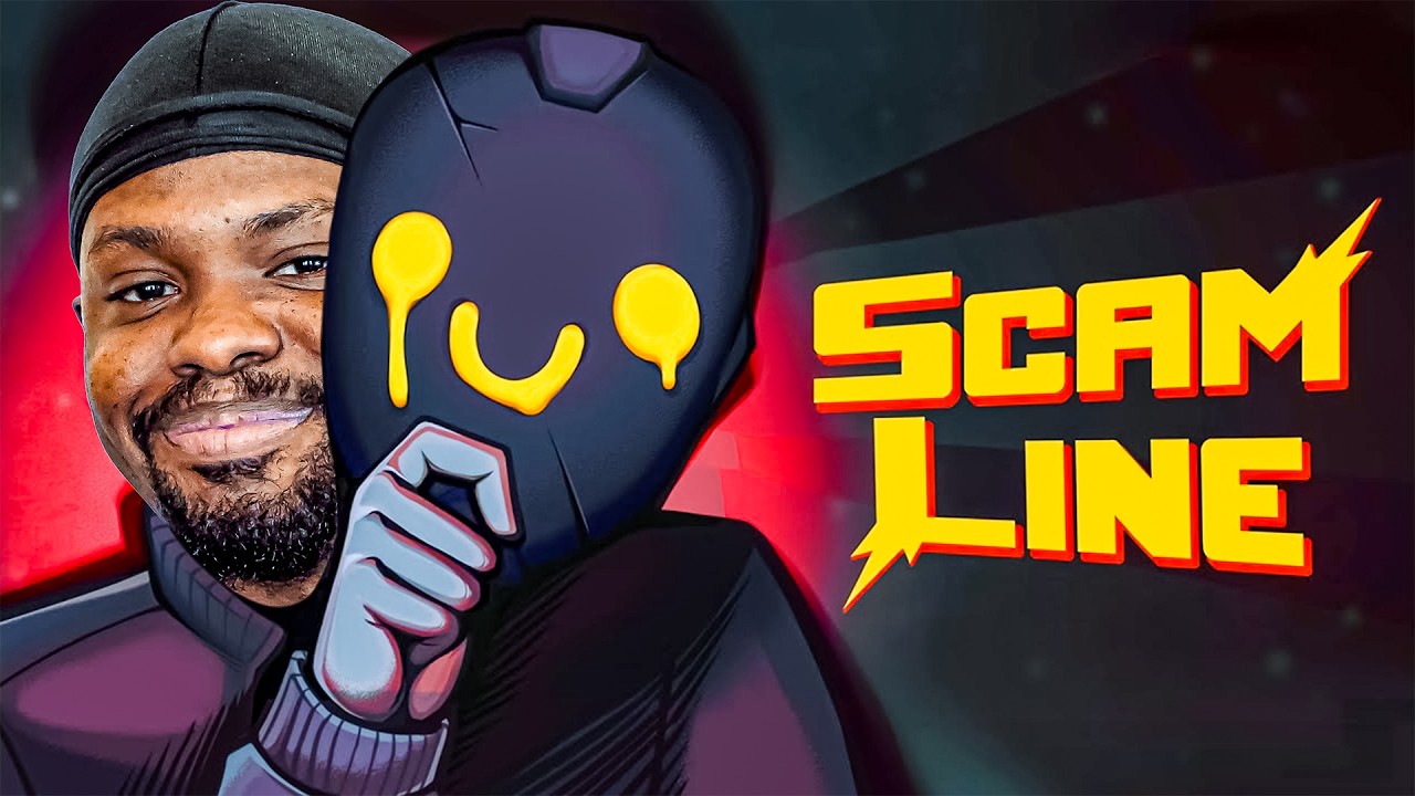 Trying Not To Rage Playing SCAM LINE!