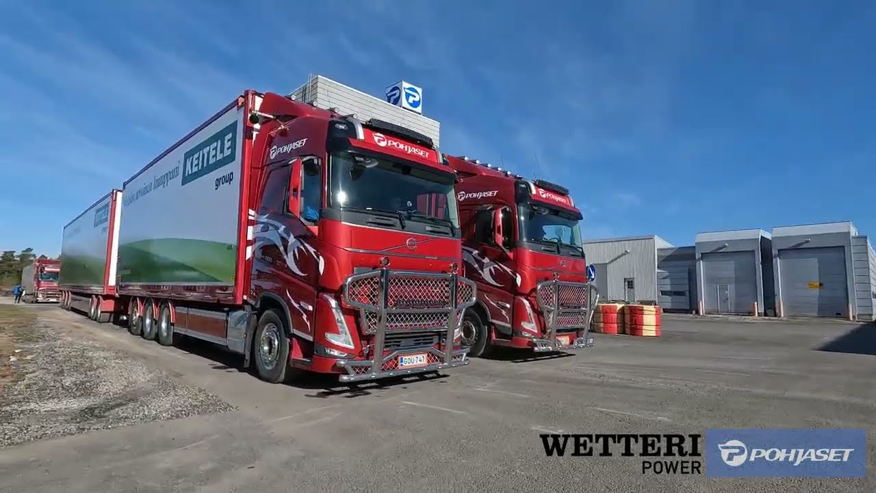 Wetteri Power Oy:n kuljettajakoulutus Pohjaset Oy:lle
