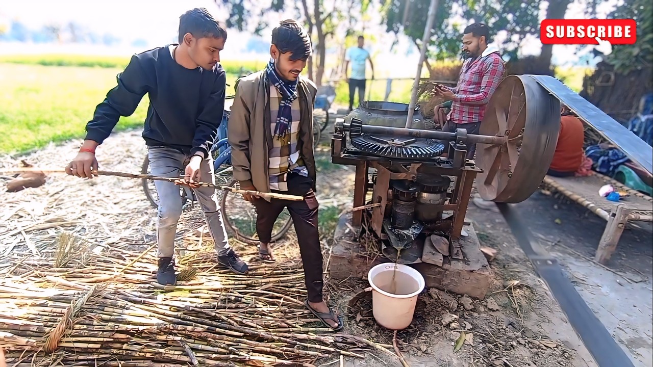 Shailendra bhaiya 🤓 ke yahan majedar ganne ka juice 🥤aur Mahiya🤪