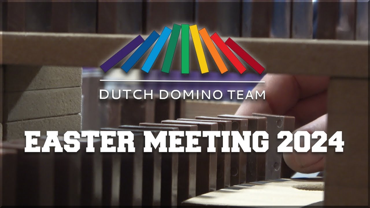 DDT Easter Meeting 2024  - That's an open door - 10 000 dominoes