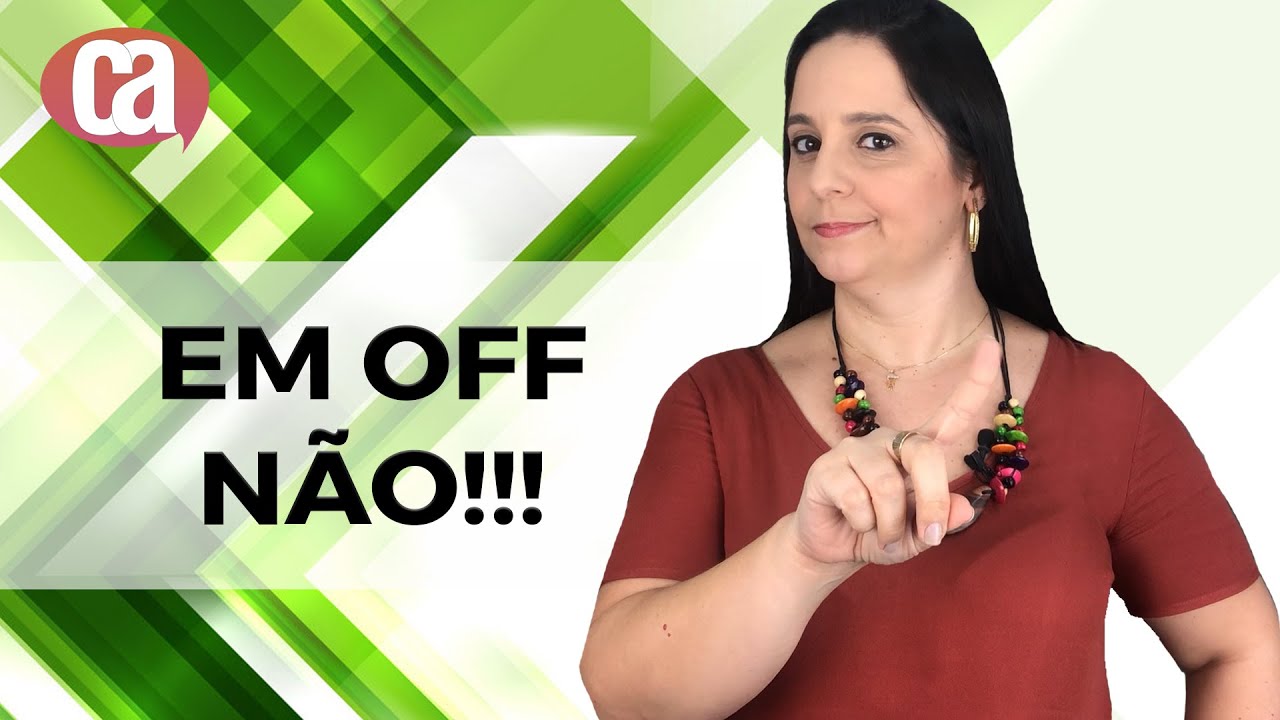 O que é falar em off? | Camila Augusto